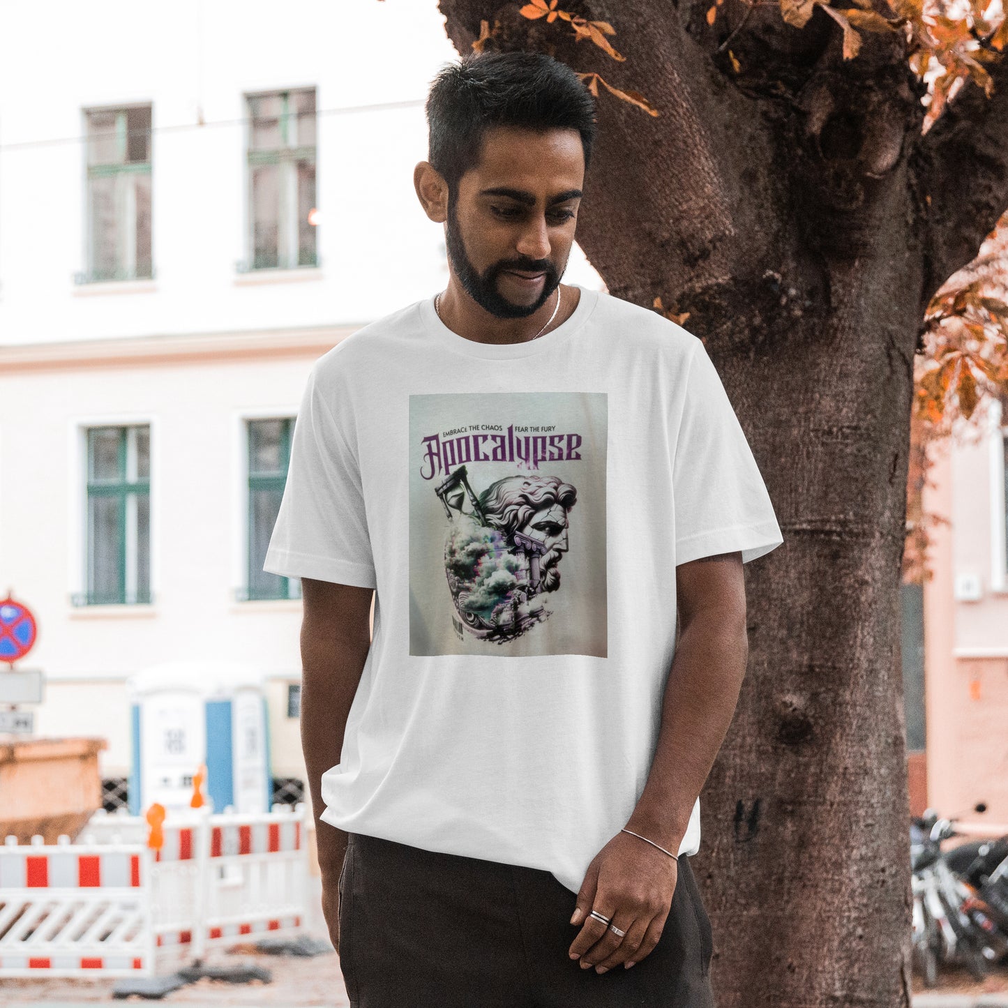 Apocalypse Tee – Embrace the Chaos, Fear the Fury SIZE: L