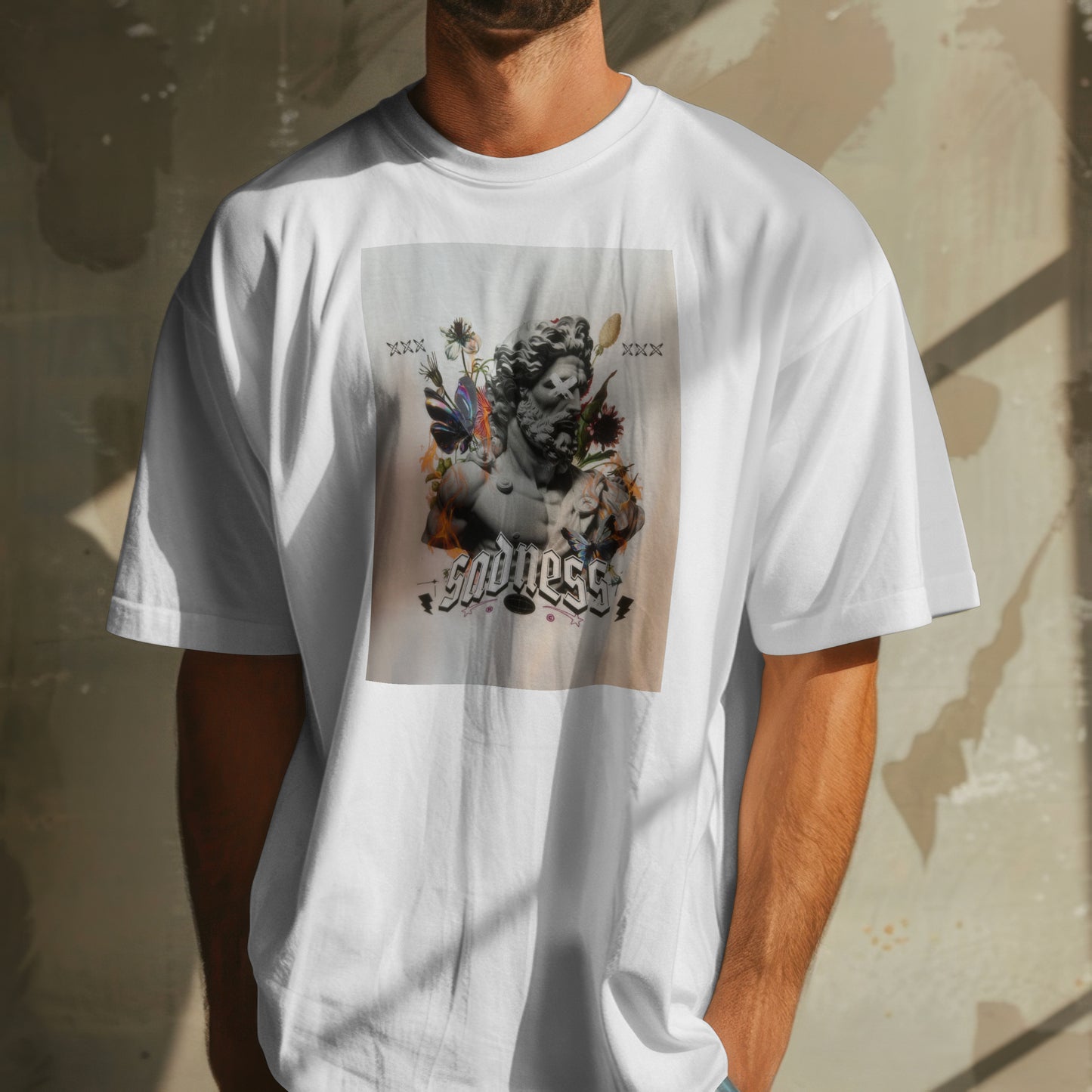 "Sadness Tee – Emotion Meets Streetwear" SIZE:L