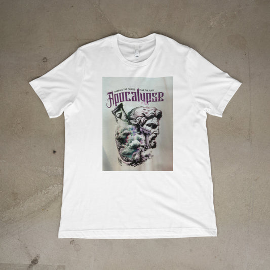 Apocalypse Tee – Embrace the Chaos, Fear the Fury SIZE: L